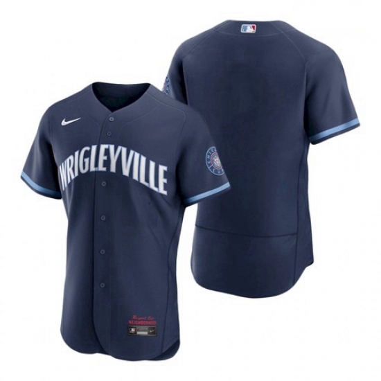 Youth Chicago Cubs Wrigleyville Navy City Connect Authentic Jersey Youth Chicago Cubs Wrigleyville Navy City Connect Authentic Jersey