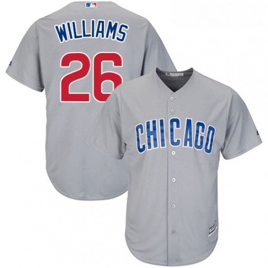 Youth Majestic Chicago Cubs 26 Billy Williams Replica Grey Road Cool Base MLB Jersey Youth Majestic Chicago Cubs 26 Billy Williams Replica Grey Road Cool Base MLB Jersey