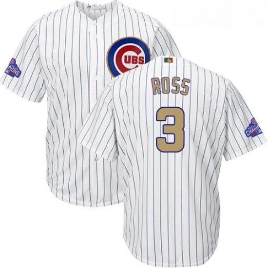 Youth Majestic Chicago Cubs 3 David Ross Authentic White 2017 Gold Program Cool Base MLB Jersey Youth Majestic Chicago Cubs 3 David Ross Authentic White 2017 Gold Program Cool Base MLB Jersey