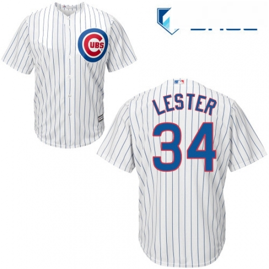Youth Majestic Chicago Cubs 34 Jon Lester Authentic White Home Cool Base MLB Jersey Youth Majestic Chicago Cubs 34 Jon Lester Authentic White Home Cool Base MLB Jersey