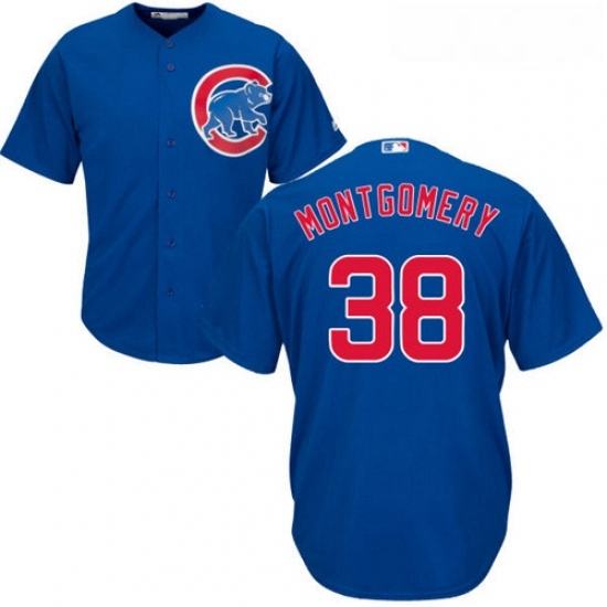 Youth Majestic Chicago Cubs 38 Mike Montgomery Authentic Royal Blue Alternate Cool Base MLB Jersey Youth Majestic Chicago Cubs 38 Mike Montgomery Authentic Royal Blue Alternate Cool Base MLB Jersey