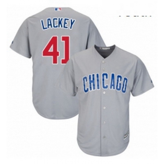 Youth Majestic Chicago Cubs 41 Steve Cishek Authentic Grey Road Cool Base MLB Jersey Youth Majestic Chicago Cubs 41 Steve Cishek Authentic Grey Road Cool Base MLB Jersey