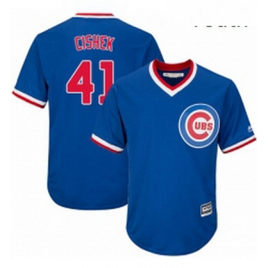 Youth Majestic Chicago Cubs 41 Steve Cishek Replica Royal Blue Cooperstown Cool Base MLB Jersey Youth Majestic Chicago Cubs 41 Steve Cishek Replica Royal Blue Cooperstown Cool Base MLB Jersey