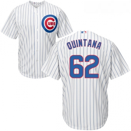 Youth Majestic Chicago Cubs 62 Jose Quintana Authentic White Home Cool Base MLB Jersey Youth Majestic Chicago Cubs 62 Jose Quintana Authentic White Home Cool Base MLB Jersey