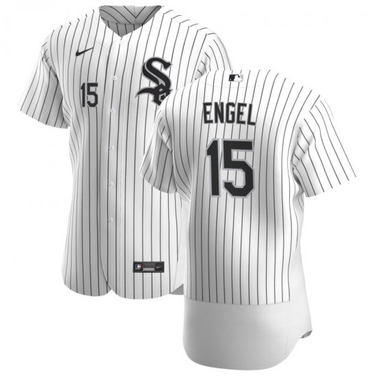 Men Chicago White Sox 15 Adam Engel Men Nike White Home 2020 Flex Base Player MLB Jersey Men Chicago White Sox 15 Adam Engel Men Nike White Home 2020 Flex Base Player MLB Jersey