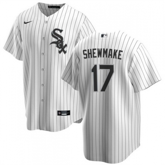 Men Chicago White Sox 17 Braden Shewmake White Cool Base Stitched Jersey Men Chicago White Sox 17 Braden Shewmake White Cool Base Stitched Jersey