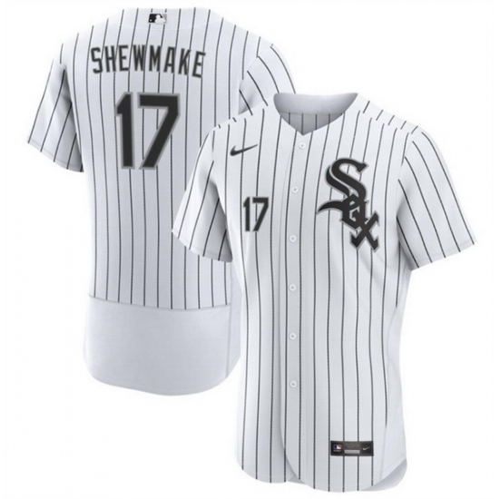 Men Chicago White Sox 17 Braden Shewmake White Flex Base Stitched Baseball Jersey Men Chicago White Sox 17 Braden Shewmake White Flex Base Stitched Baseball Jersey