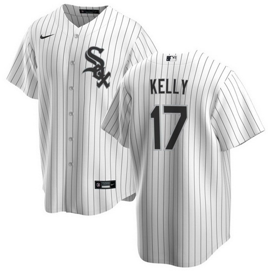 Men Chicago White Sox 17 Joe Kelly White Cool Base Stitched Jersey Men Chicago White Sox 17 Joe Kelly White Cool Base Stitched Jersey