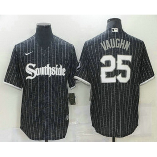 Men Chicago White Sox 25 Sam Abbott Black 2021 City Connect Stitched MLB Cool Base Nike Jersey Men Chicago White Sox 25 Sam Abbott Black 2021 City Connect Stitched MLB Cool Base Nike Jersey