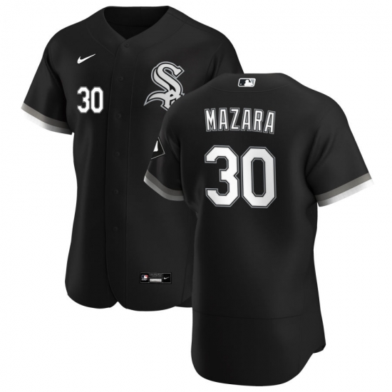 Men Chicago White Sox 30 Nomar Mazara Men Nike Black Alternate 2020 Flex Base Player MLB Jersey Men Chicago White Sox 30 Nomar Mazara Men Nike Black Alternate 2020 Flex Base Player MLB Jersey