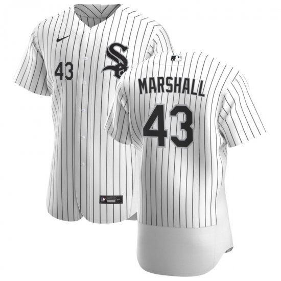 Men Chicago White Sox 43 Evan Marshall Men Nike White Home 2020 Flex Base Player MLB Jersey Men Chicago White Sox 43 Evan Marshall Men Nike White Home 2020 Flex Base Player MLB Jersey