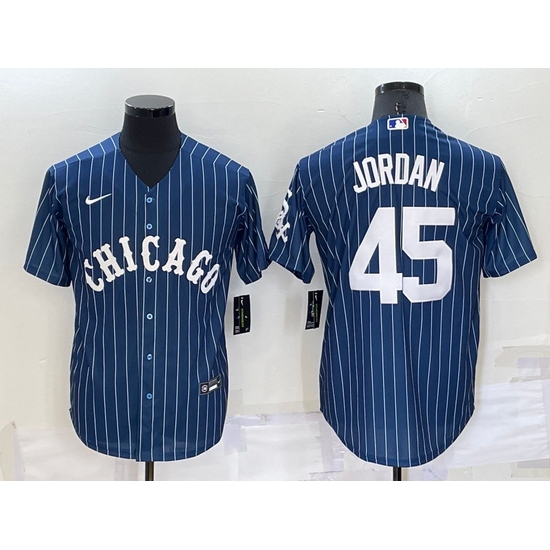 Men Chicago White Sox 45 Michael Jordan Navy Cool Base Stitched Jersey Men Chicago White Sox 45 Michael Jordan Navy Cool Base Stitched Jersey