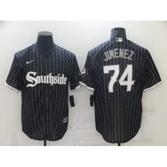 Men Chicago White Sox 74 Jimenez City Edition Black Game Nike 2021 MLB Jerseys Men Chicago White Sox 74 Jimenez City Edition Black Game Nike 2021 MLB Jerseys