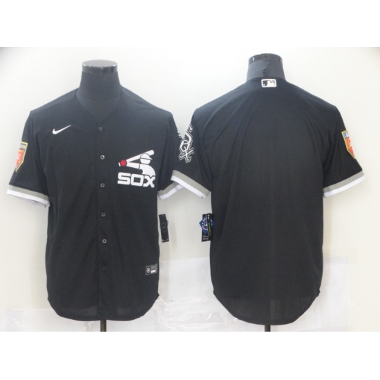Men Chicago White Sox Nike Black Blank Alternate 2020 Flex Base Team MLB Jersey Men Chicago White Sox Nike Black Blank Alternate 2020 Flex Base Team MLB Jersey