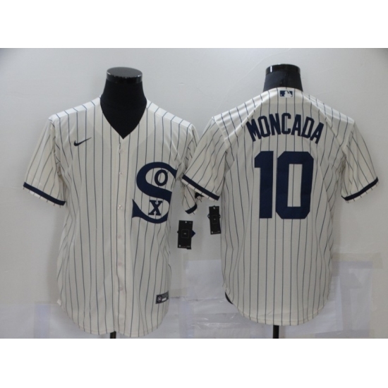 Men Nike Chicago White Sox 10 Yoan Moncada Cream Game 2021 Field of Dreams Jersey Men Nike Chicago White Sox 10 Yoan Moncada Cream Game 2021 Field of Dreams Jersey