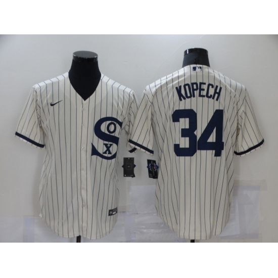 Men Nike Chicago White Sox 34 Michael Kopech Cream Game 2021 Field of Dreams Jersey Men Nike Chicago White Sox 34 Michael Kopech Cream Game 2021 Field of Dreams Jersey