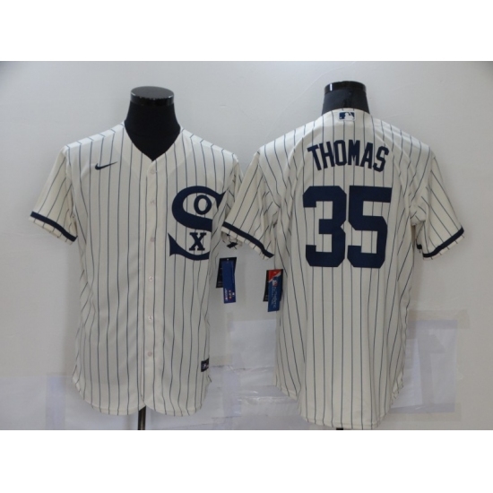 Men Nike Chicago White Sox 35 Frank Thomas Cream Elite 2021 Field of Dreams Jersey Men Nike Chicago White Sox 35 Frank Thomas Cream Elite 2021 Field of Dreams Jersey