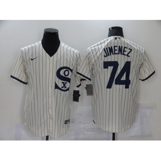 Men Nike Chicago White Sox 74 Eloy Jimenez Cream Game 2021 Field of Dreams Jersey Men Nike Chicago White Sox 74 Eloy Jimenez Cream Game 2021 Field of Dreams Jersey