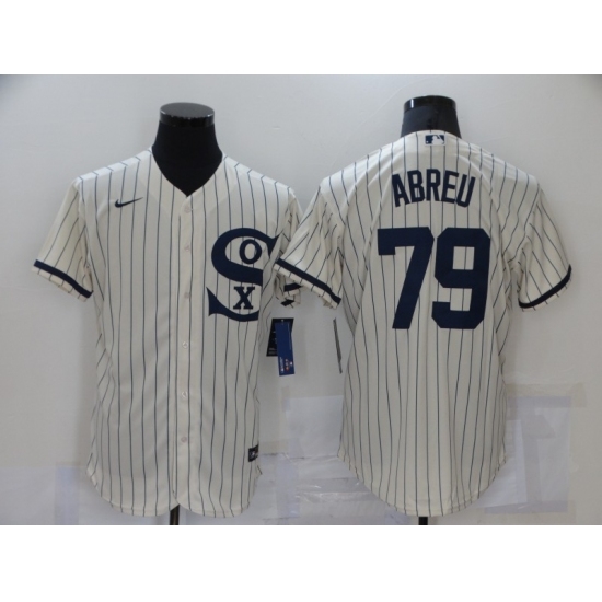Men Nike Chicago White Sox 79 Jose Abreu Cream Elite 2021 Field of Dreams Jersey Men Nike Chicago White Sox 79 Jose Abreu Cream Elite 2021 Field of Dreams Jersey