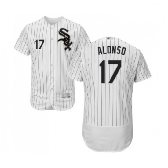 Mens Chicago White Sox 17 Yonder Alonso White Home Flex Base Authentic Collection Baseball Jersey Mens Chicago White Sox 17 Yonder Alonso White Home Flex Base Authentic Collection Baseball Jersey