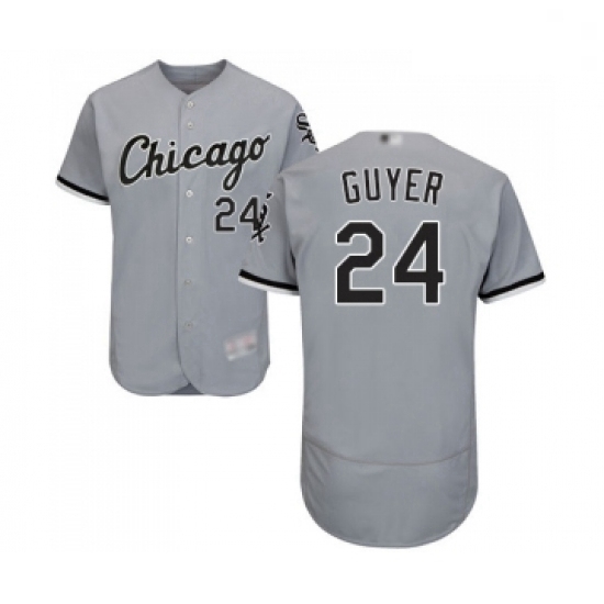 Mens Chicago White Sox 24 Brandon Guyer Grey Road Flex Base Authentic Collection Baseball Jersey Mens Chicago White Sox 24 Brandon Guyer Grey Road Flex Base Authentic Collection Baseball Jersey