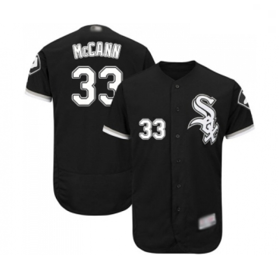 Mens Chicago White Sox 33 James McCann Black Alternate Flex Base Authentic Collection Baseball Jersey Mens Chicago White Sox 33 James McCann Black Alternate Flex Base Authentic Collection Baseball Jersey