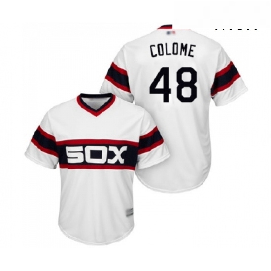 Mens Chicago White Sox 48 Alex Colome Replica White 2013 Alternate Home Cool Base Baseball Jersey Mens Chicago White Sox 48 Alex Colome Replica White 2013 Alternate Home Cool Base Baseball Jersey