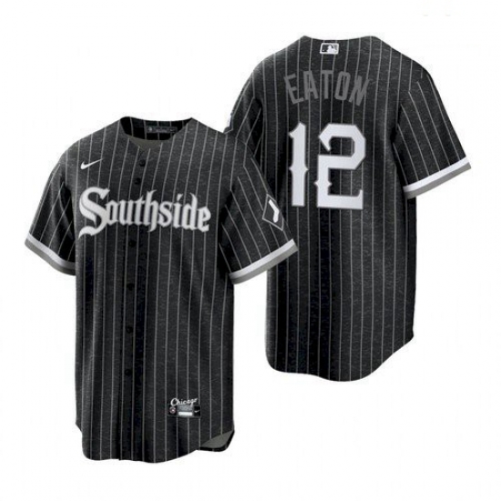 Men's Chicago White Sox Southside Adam Eaton Black 2021 Replica Jersey Men's Chicago White Sox Southside Adam Eaton Black 2021 Replica Jersey