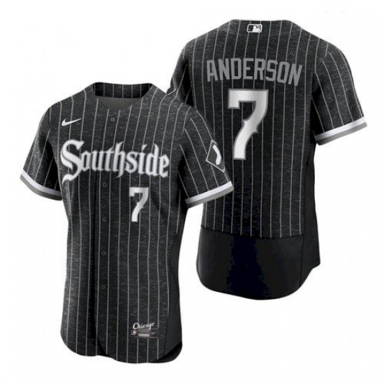 Men's Chicago White Sox Tim Anderson 2021 City Connect Southside Jersey Men's Chicago White Sox Tim Anderson 2021 City Connect Southside Jersey