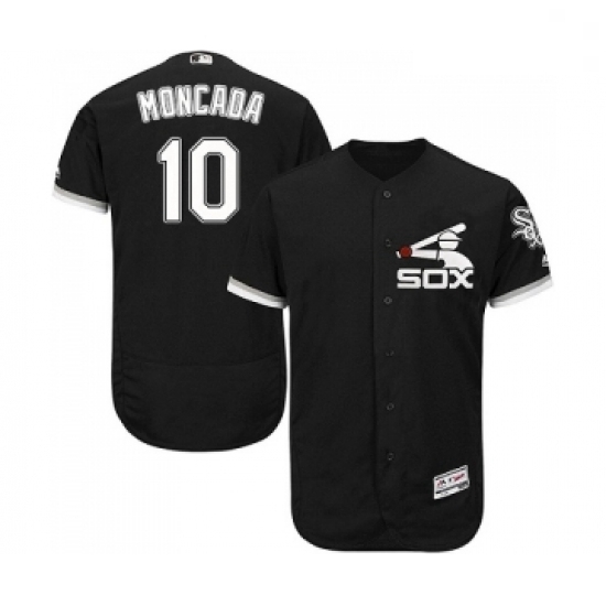 Mens Majestic Chicago White Sox 10 Yoan Moncada Black Flexbase Authentic Collection MLB Jerseys Mens Majestic Chicago White Sox 10 Yoan Moncada Black Flexbase Authentic Collection MLB Jerseys