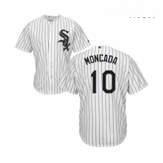 Mens Majestic Chicago White Sox 10 Yoan Moncada Replica White Home Cool Base MLB Jerseys Mens Majestic Chicago White Sox 10 Yoan Moncada Replica White Home Cool Base MLB Jerseys
