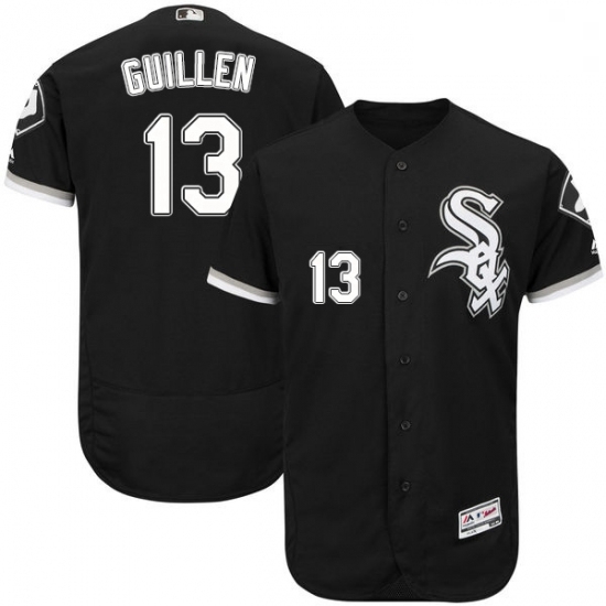 Mens Majestic Chicago White Sox 13 Ozzie Guillen Black Flexbase Authentic Collection MLB Jersey Mens Majestic Chicago White Sox 13 Ozzie Guillen Black Flexbase Authentic Collection MLB Jersey