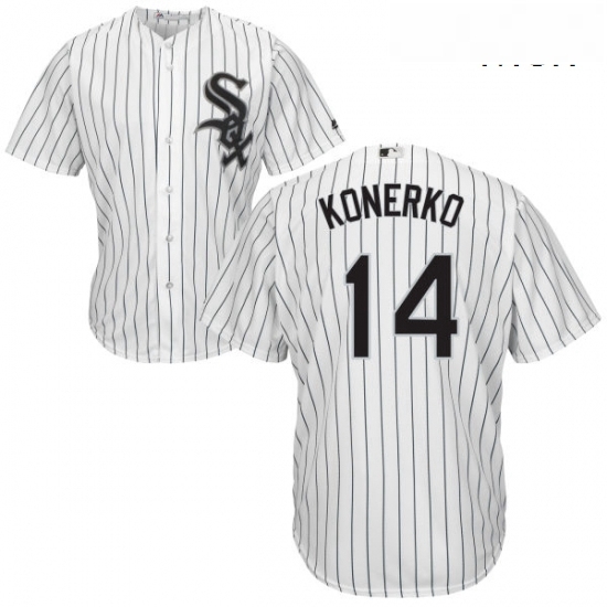 Mens Majestic Chicago White Sox 14 Paul Konerko Replica White Home Cool Base MLB Jersey Mens Majestic Chicago White Sox 14 Paul Konerko Replica White Home Cool Base MLB Jersey