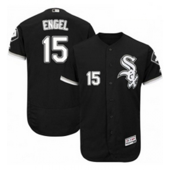Mens Majestic Chicago White Sox 15 Adam Engel Black Alternate Flex Base Authentic Collection MLB Jersey Mens Majestic Chicago White Sox 15 Adam Engel Black Alternate Flex Base Authentic Collection MLB Jersey