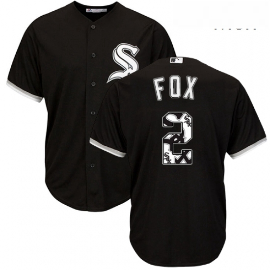 Mens Majestic Chicago White Sox 2 Nellie Fox Authentic Black Team Logo Fashion Cool Base MLB Jersey Mens Majestic Chicago White Sox 2 Nellie Fox Authentic Black Team Logo Fashion Cool Base MLB Jersey