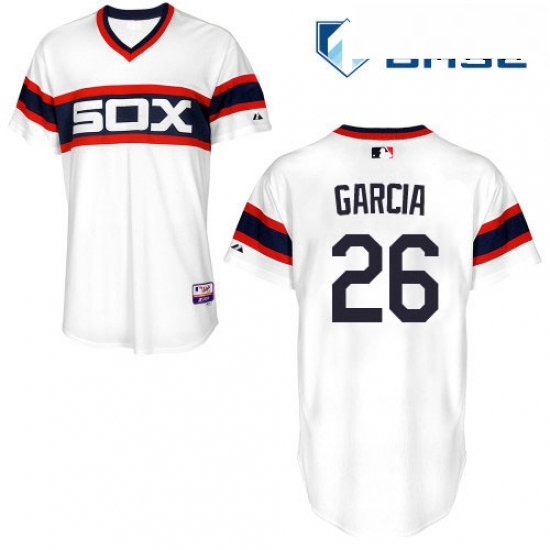 Mens Majestic Chicago White Sox 26 Avisail Garcia Replica White 2013 Alternate Home Cool Base MLB Jersey Mens Majestic Chicago White Sox 26 Avisail Garcia Replica White 2013 Alternate Home Cool Base MLB Jersey