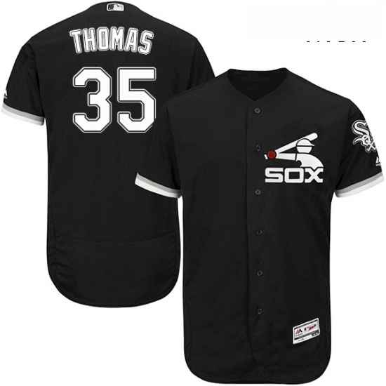 Mens Majestic Chicago White Sox 35 Frank Thomas Authentic Black Alternate Home Cool Base MLB Jersey Mens Majestic Chicago White Sox 35 Frank Thomas Authentic Black Alternate Home Cool Base MLB Jersey