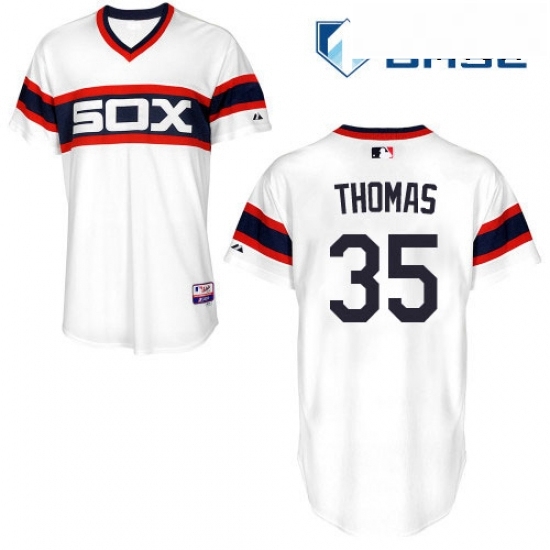 Mens Majestic Chicago White Sox 35 Frank Thomas Replica White 2013 Alternate Home Cool Base MLB Jersey Mens Majestic Chicago White Sox 35 Frank Thomas Replica White 2013 Alternate Home Cool Base MLB Jersey