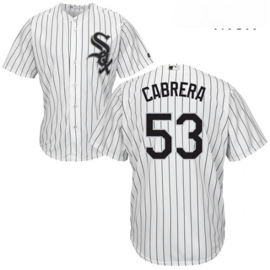 Mens Majestic Chicago White Sox 53 Melky Cabrera Replica White Home Cool Base MLB Jersey Mens Majestic Chicago White Sox 53 Melky Cabrera Replica White Home Cool Base MLB Jersey