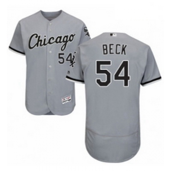 Mens Majestic Chicago White Sox 54 Chris Beck Grey Road Flex Base Authentic Collection MLB Jersey Mens Majestic Chicago White Sox 54 Chris Beck Grey Road Flex Base Authentic Collection MLB Jersey