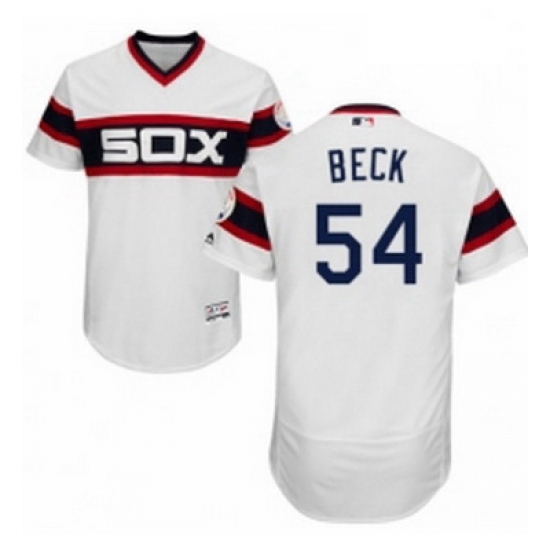 Mens Majestic Chicago White Sox 54 Chris Beck White Alternate Flex Base Authentic Collection MLB Jersey Mens Majestic Chicago White Sox 54 Chris Beck White Alternate Flex Base Authentic Collection MLB Jersey