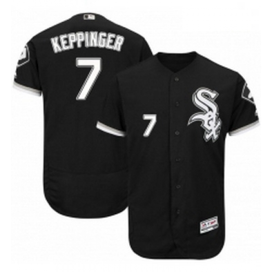 Mens Majestic Chicago White Sox 7 Jeff Keppinger Black Flexbase Authentic Collection MLB Jersey Mens Majestic Chicago White Sox 7 Jeff Keppinger Black Flexbase Authentic Collection MLB Jersey