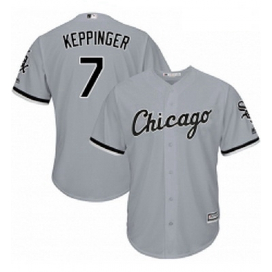 Mens Majestic Chicago White Sox 7 Jeff Keppinger Grey Road Flex Base Authentic Collection MLB Jersey Mens Majestic Chicago White Sox 7 Jeff Keppinger Grey Road Flex Base Authentic Collection MLB Jersey