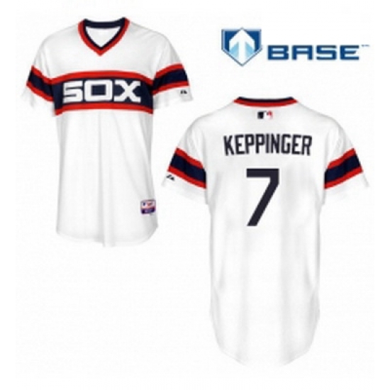 Mens Majestic Chicago White Sox 7 Jeff Keppinger White Alternate Flex Base Authentic Collection MLB Jersey Mens Majestic Chicago White Sox 7 Jeff Keppinger White Alternate Flex Base Authentic Collection MLB Jersey