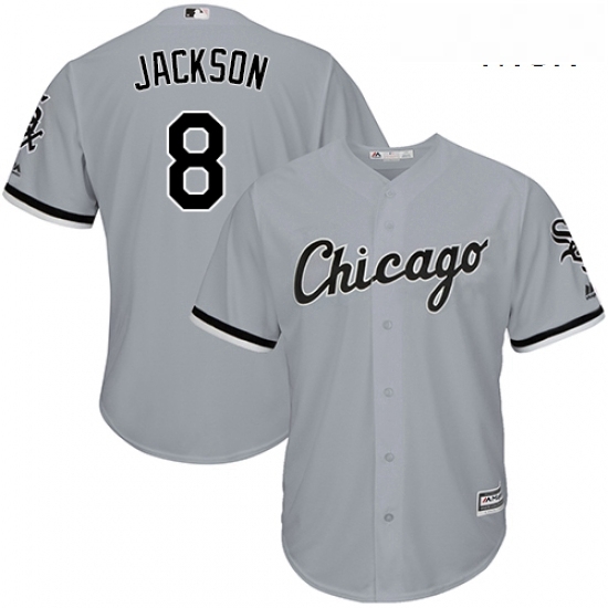 Mens Majestic Chicago White Sox 8 Bo Jackson Replica Grey Road Cool Base MLB Jersey Mens Majestic Chicago White Sox 8 Bo Jackson Replica Grey Road Cool Base MLB Jersey