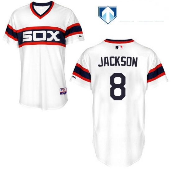 Mens Majestic Chicago White Sox 8 Bo Jackson White Alternate Flex Base Authentic Collection MLB Jersey Mens Majestic Chicago White Sox 8 Bo Jackson White Alternate Flex Base Authentic Collection MLB Jersey