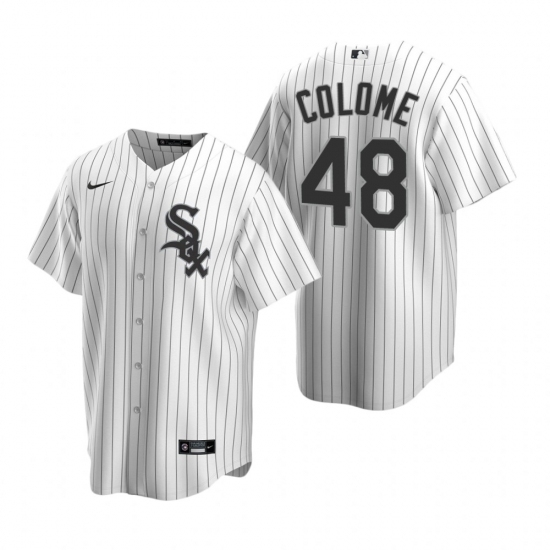 Mens Nike Chicago White Sox 48 Alex Colome White Home Stitched Baseball Jersey Mens Nike Chicago White Sox 48 Alex Colome White Home Stitched Baseball Jersey