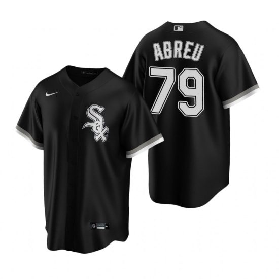 Mens Nike Chicago White Sox 79 Jose Abreu Black Alternate Stitched Baseball Jerse Mens Nike Chicago White Sox 79 Jose Abreu Black Alternate Stitched Baseball Jerse