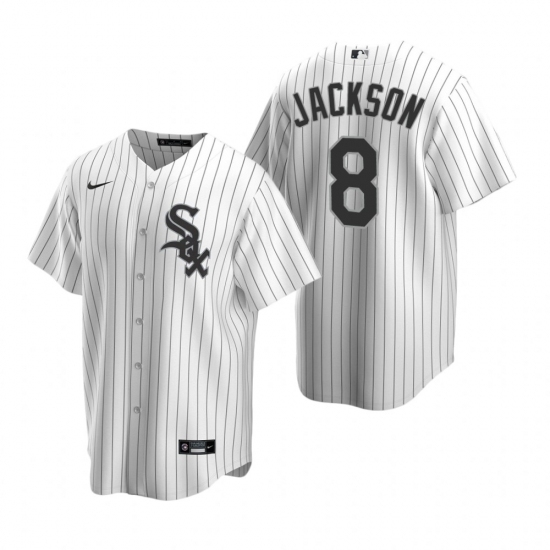 Mens Nike Chicago White Sox 8 Bo Jackson White Home Stitched Baseball Jerse Mens Nike Chicago White Sox 8 Bo Jackson White Home Stitched Baseball Jerse