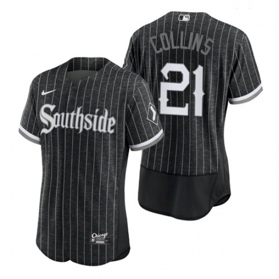 Men's White Sox Southside Zack Collins City Connect Authentic Jersey Men's White Sox Southside Zack Collins City Connect Authentic Jersey
